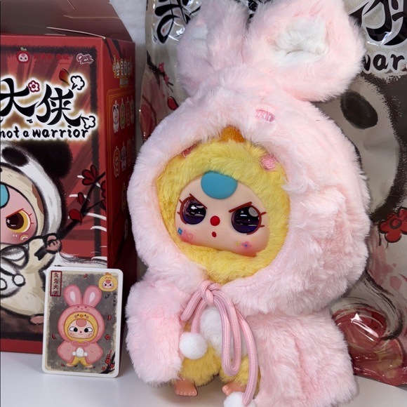 Baby Three Im Not A Warrior (Not Your Hero) Confirmed Rabbit Hero Plush - Picture 3 of 7
